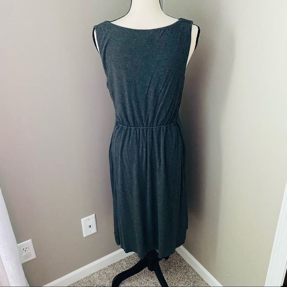 Maeve by Anthro. Heather Ruched Dress Gray XS - Picture 5 of 14